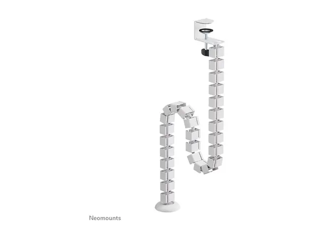 Neomounts - Kabelstyringsryggrad clamp-on design, universal hvit