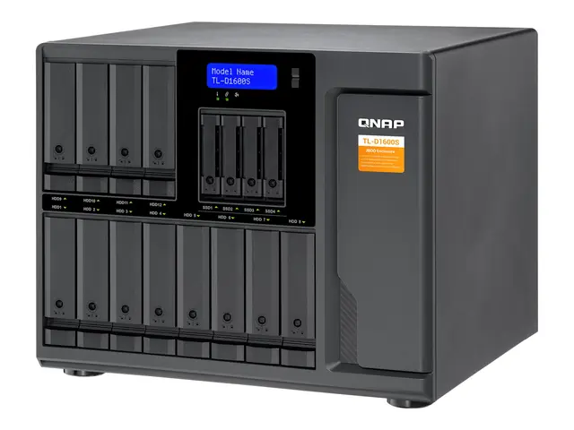QNAP TL-D1600S - Harddiskarray - 16 brønner (SATA-600) - SATA 6Gb/...