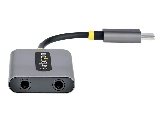 StarTech.com USB-C Headphone Splitter, USB Type C Dual Headset Ada...