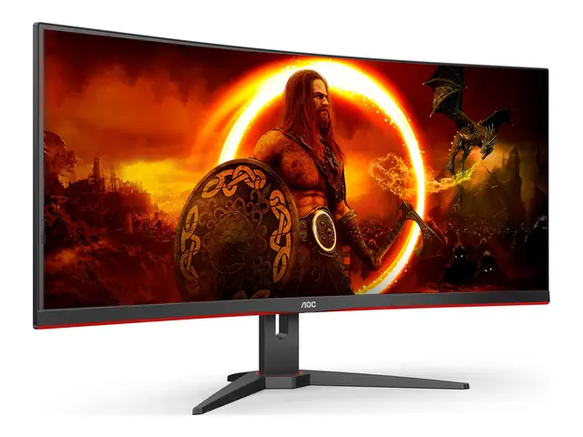 AOC Gaming CU34G2XE/BK - LED-skjerm gaming kurvet 34" 3440 x 1440 ...