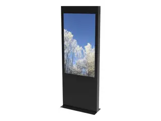 HI-ND Single Totem Exclusive - Stativ - portrett for flatpanel - svart - skjermstørrelse: 75" - plassering på gulv
