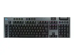 Logitech G G915 X - Tastatur - LIGHTSPEED bakgrunnsbelyst - trådløs - 2.4 GHz, Bluetooth, USB - QWERTZ - Sveitsisk - tastsvitsj: GL Tactile - svart