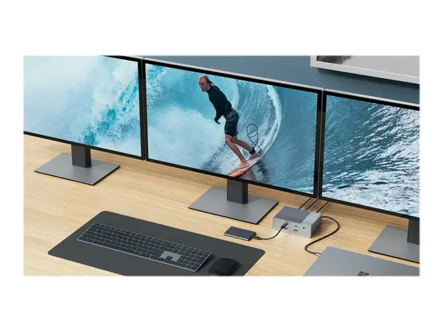 HyperDrive GEN2 - dokkingstasjon USB-C 2 x HDMI, DP 1GbE