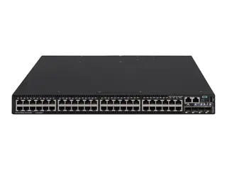 HPE FlexNetwork 5140 HI - Switch - 1-spors L3 - Styrt - 48 x 10/100/1000 + 4 x 10 Gigabit Ethernet / 1 Gigabit Ethernet SFP+ - luftflyt fra side til bakside - rackmonterbar