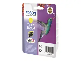Epson T0804 - 7.4 ml - gul - original - blister blekkpatron - for Stylus Photo P50, PX650, PX660, PX700, PX710, PX720, PX730, PX800, PX810, PX820, PX830