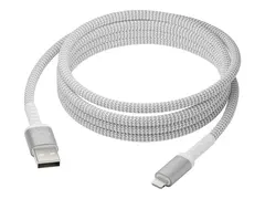 dbramante1928 re-charge - Lightning-kabel USB hann til Lightning hann - 2.5 m - braided, 100 % resirkulert plast