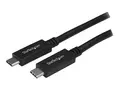 StarTech.com USB C to UCB C Cable - 3 ft / 1m M/M - USB 3.0 (5Gbps) - USB C Charging Cable - USB Type C Cable - USB-C to USB-C Cable (USB315CC1M) - USB type C-kabel - 24 pin USB-C til 24 pin USB-C - 1 m