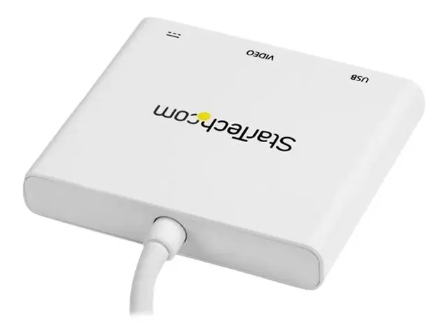 StarTech.com USB-C to HDMI Adapter - White 4K 30Hz Thunderbolt 3 C...