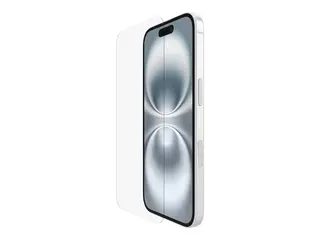 Belkin ScreenForce InvisiGlass Skjermbeskyttelse for mobiltelefon - behandlet - glass - for Apple iPhone 14 Pro, 15, 16