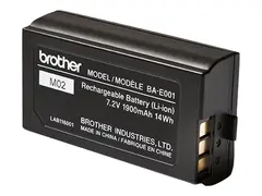 Brother BA-E001 - Skriverbatteri litiumion - for Brother PT-P750; P-Touch PT-750, E300, E310, E500, E550, H500, P750; P-Touch EDGE PT-P750