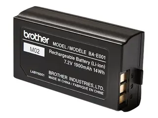 Brother BA-E001 - Skriverbatteri litiumion - for Brother PT-P750; P-Touch PT-750, PT-E500, PT-E550, PT-H500, PT-H75