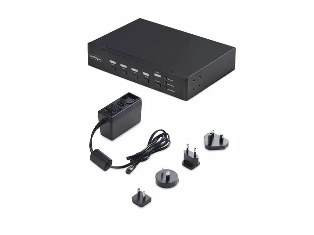 Startech - KVM / lyd USB-svitsj 4 x KVM/lyd/USB 1 lokalbruker stas...