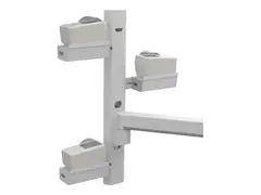 Ergotron - Monteringskomponent (hylle, strengbakke, endekapsler, brakett, spordeksel) for skriver - hvit - spormontering - for P/N: 45-618-251, 45-619-251, 45-621-251, 45-622-251