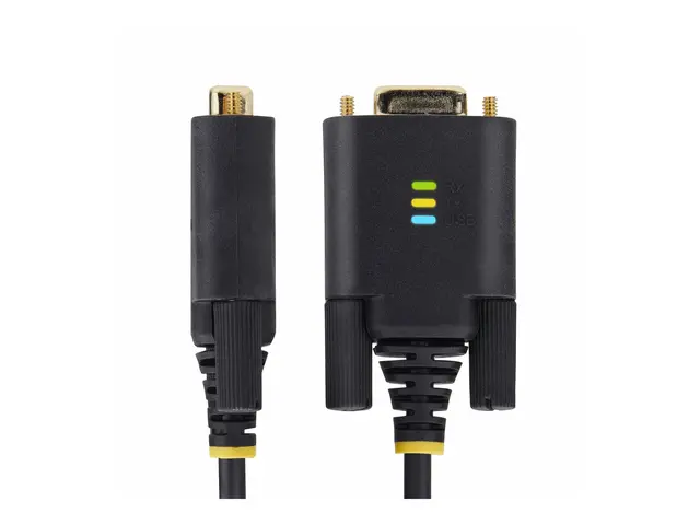 StarTech.com 6.6ft (2m) USB to Serial Adapter Cable, COM Retention...