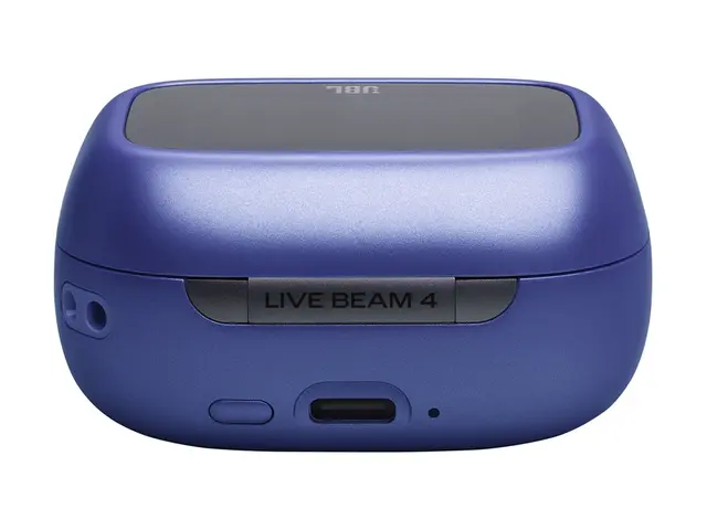 JBL LIVE Beam 4 - True wireless-hodetelefoner med mikrofon i øret - Bluetooth - aktiv støydemping - blå 