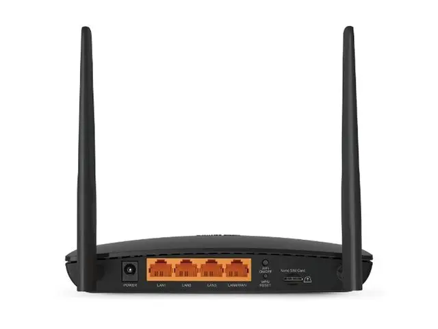 TP-Link TL-MR6400 - Trådløs ruter WWAN 4-portssvitsj 2,4 GHz