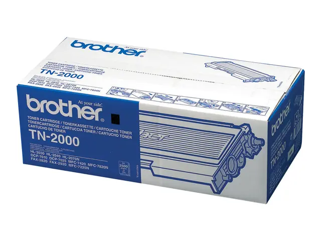 Brother TN2000 - Svart - original - tonerpatron - for Brother DCP-...