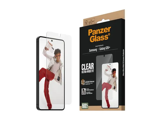 PanzerGlass - Skjermbeskyttelse for mobiltelefon - ultravid passfo...