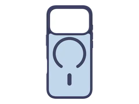 KEY - Beskyttende deksel - med magnetring MagSafe-samsvar - polykarbonat (PC) - frostet marinebl&#229; - for Apple iPhone 17 Pro Max