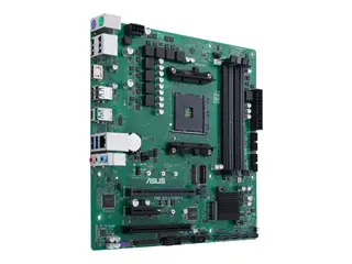 ASUS Pro B550M-C/CSM - Hovedkort micro ATX - Socket AM4 - AMD B550 Chipset - USB-C Gen2, USB 3.2 Gen 1, USB 3.2 Gen 2 - Gigabit LAN - innbygd grafikk (CPU kreves) - HD-lyd (8-kanalers)
