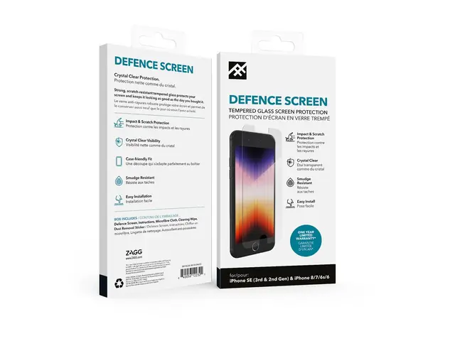 ZAGG InvisibleShield Defense - Skjermbeskyttelse for mobiltelefon ...