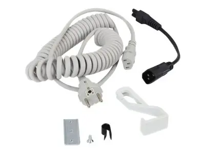 Ergotron Coiled Extension Cord Accessory Kit - Strømkabelsett - 2....