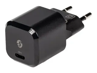 Shelly SCHG30XEUX - Strømadapter - GaN - AC 100-240 V 30 watt - utgangskontakter: 1 - Europa - svart