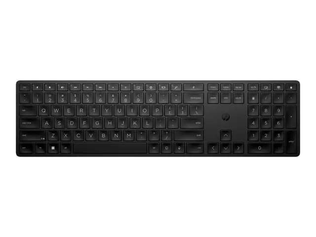 HP 455 - Tastatur programmerbar trådløs 2.4 GHz Pan Nordic svart f...