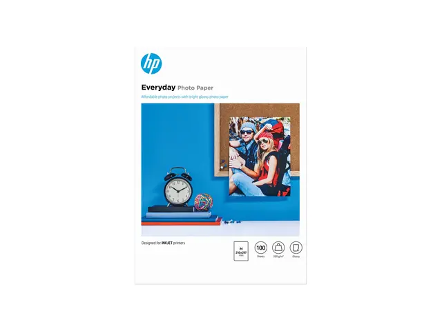 HP Everyday Photo Paper - Blank A4 (210 x 297 mm) 200 g/m² 100 ark...