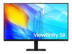 Samsung ViewFinity S8 S32D804EEU S80D Series - LED-skjerm - 32&quot; - 3840 x 2160 4K UHD (2160p) @ 60 Hz - VA - 350 cd/m&#178; - 3000:1 - HDR10 - 5 ms - HDMI, DisplayPort - svart