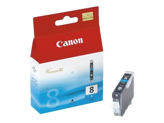 Canon CLI-8C - 13 ml - cyan - original - blekkbeholder - for PIXMA...