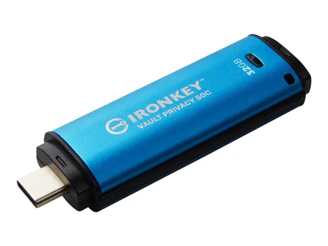 Kingston IronKey Vault Privacy 50C - USB-flashstasjon kryptert 32 ...