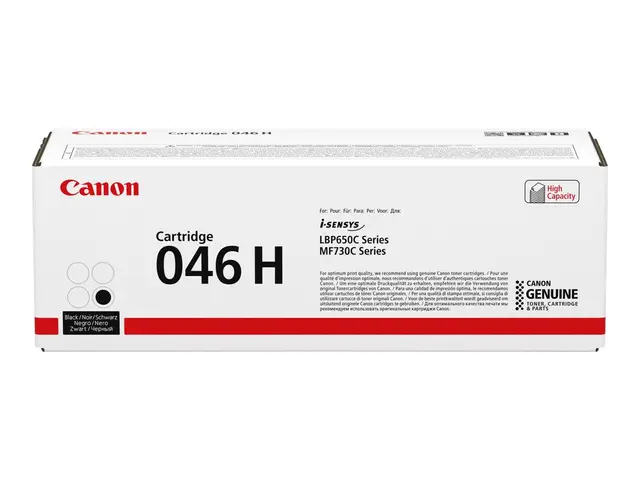 Canon 046 H - Høykapasitets - svart - original - tonerpatron - for...