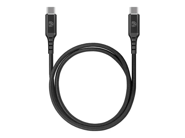 Deqster - USB-kabel - USB-C (hann) til USB-C (hann) - 1 m - støtte...