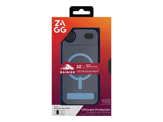 ZAGG Rainier Snap - Baksidedeksel for mobiltelefon robust MagSafe-...