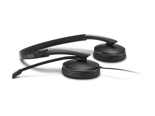 Lenovo Gen 2 - Hodesett on-ear kablet USB-A svart