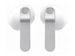 Samsung Galaxy Buds4 - True wireless-hodetelefoner med mikrofon i øret - Bluetooth - aktiv støydemping - hvit