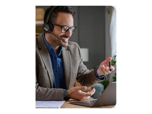 Yealink WH64 Dual - Hodesett on-ear DECT / Bluetooth trådløs med B...