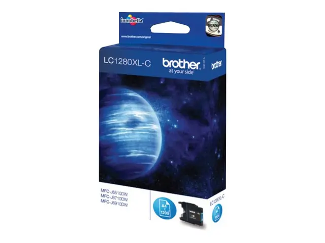 Brother LC1280XLC - Cyan - original - blekkpatron - for Brother MF...