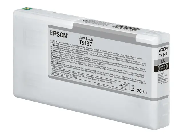 Epson T9137 - 200 ml lys svart original blekkpatron for SureColor ...