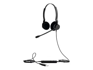 Jabra BIZ 2300 USB MS Duo - Hodesett on-ear - kablet - USB