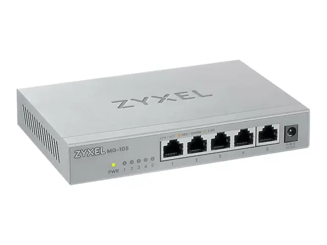 Zyxel MG-105 - Switch - ikke-styrt - 5 x 100/1000/2.5G Base-T - st...