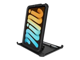OtterBox Defender Series - Beskyttelsesboks for nettbrett polykarbonat, syntetisk gummi - svart - for Apple iPad mini (6. generasjon)