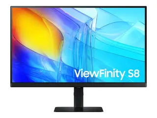 Samsung ViewFinity S8 S27D804EEU S80D Series - LED-skjerm - 27&quot; - 3840 x 2160 4K UHD (2160p) @ 60 Hz - IPS - 350 cd/m&#178; - 1000:1 - HDR10 - 5 ms - HDMI, DisplayPort - svart