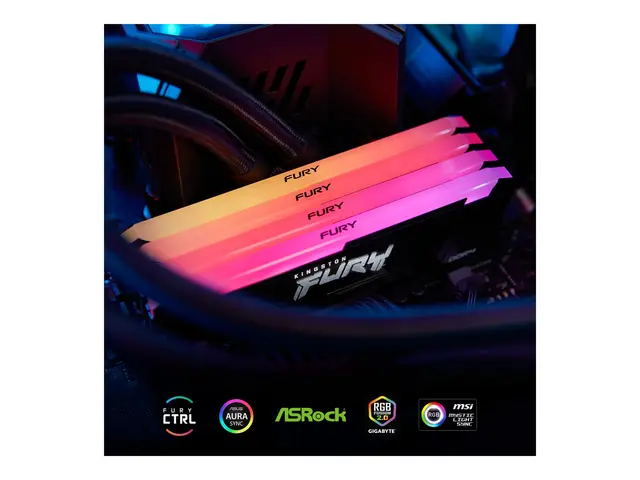 Kingston FURY Beast RGB - DDR4 sett 64 GB: 2 x 32 GB DIMM 288-pin ...