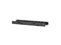APC Horizontal Cable Manager Single-Sided with Cover Rack-kabelf&#248;ringssett - svart - 1U - 19&quot; - TAA-samsvar - for P/N: SMTL1000RMI2UC, SMX1000C, SMX1500RM2UC, SMX1500RM2UCNC, SMX750C, SMX750CNC
