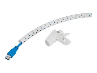 Neomounts - Kabelstyringsmuffe for 1-3 cables, universal - hvit - 2 m