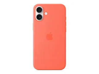 Apple - Baksidedeksel for mobiltelefon - MagSafe-samsvar silikon - mandarin - for iPhone 16 Plus