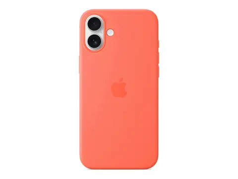 Apple - Beskyttende deksel for mobiltelefon MagSafe-samsvar - silikon - mandarin - for iPhone 16 Plus