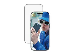 PanzerGlass - Skjermbeskyttelse for mobiltelefon ultravid passform m. EasyAligner - glass - rammefarge svart - for Apple iPhone 17 Pro